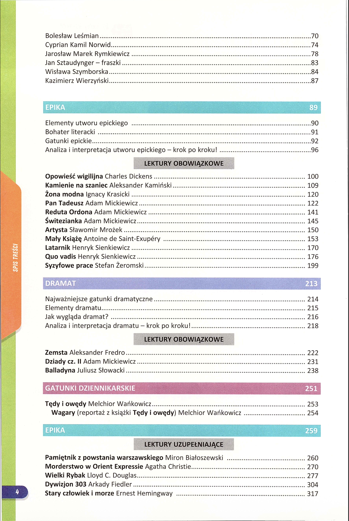 Spis treści - strona 2