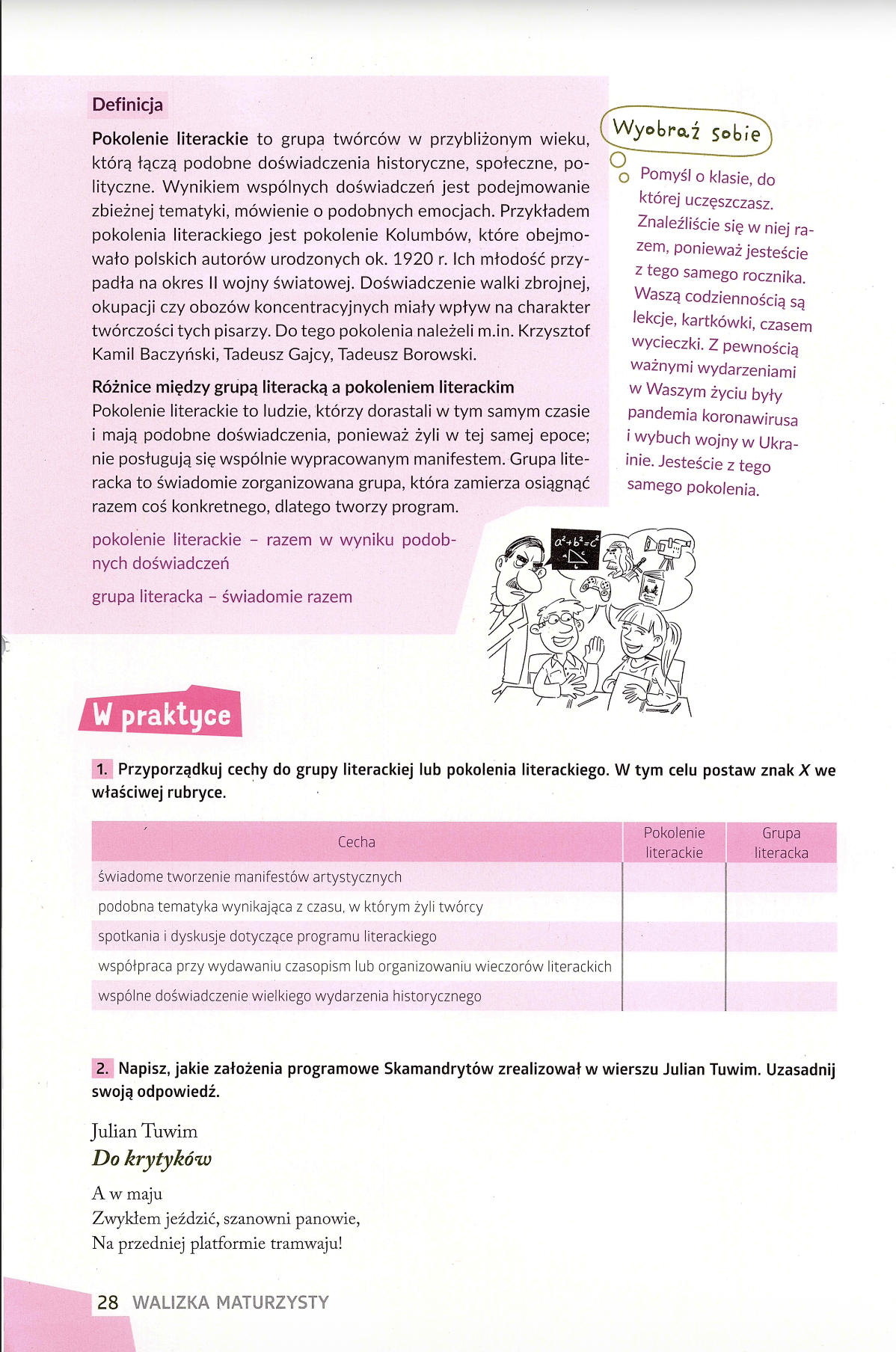 Strona 28 - Pokolenie literackie