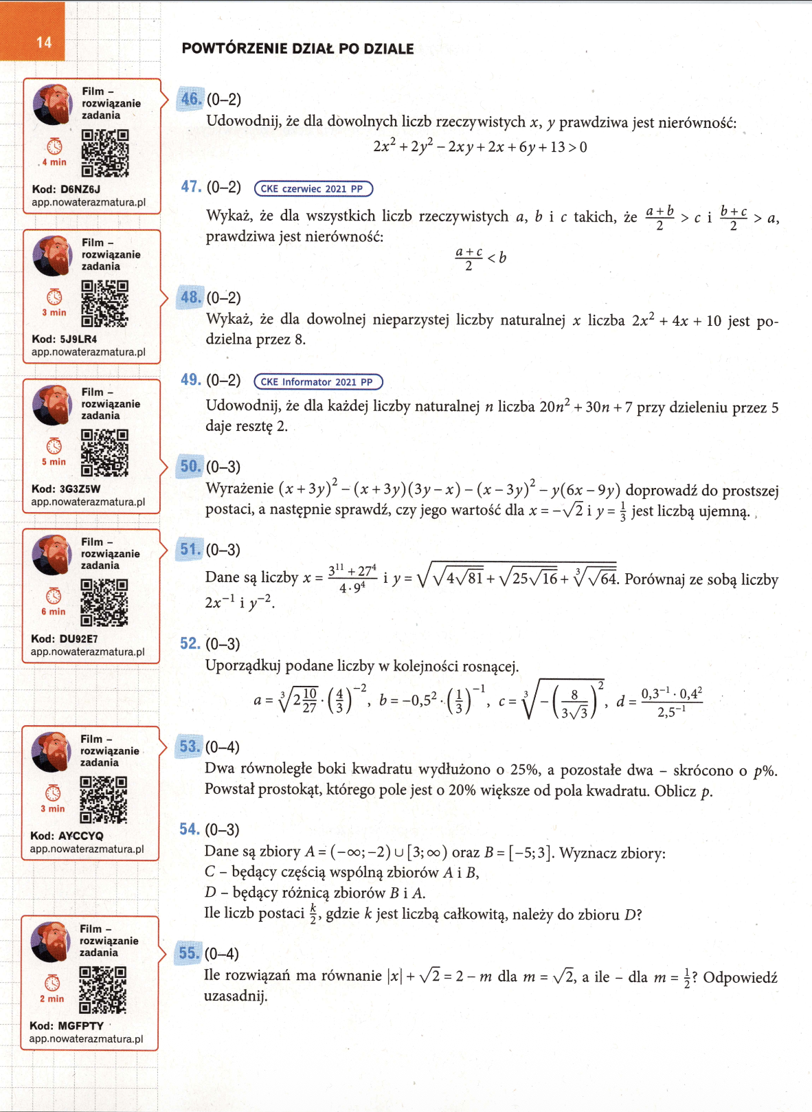 Strona 14 - Powtórzenie dział po dziale