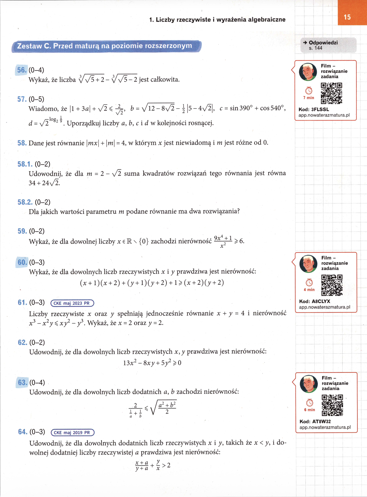 Strona 15 - Zestaw C, poziom rozszerzony